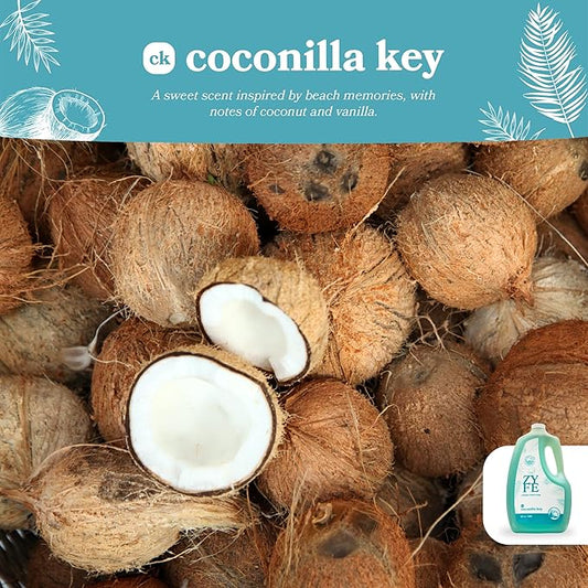 ZYFE Foaming Hand Soap Refills – 64oz Foam Soap Refill Bottle, Natural Moisturizing Handwash with Essential Oils, Biodegradable Liquid Cleanser, Eco Friendly Bottle