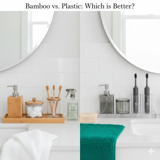 Bamboo vs. Plastic Bathroom Accessories: Which is Better for Your Modern Home?