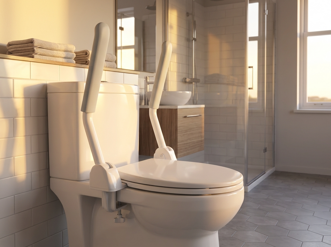 Best Smart Toilet Safety Solution for Small Bathrooms: Easy Support Without Losing Space