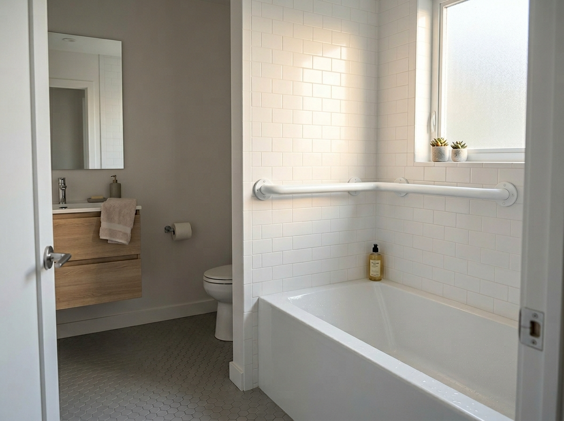 Best Long Grab Bar for Small Bathrooms: Smart Stability for Safer Showers