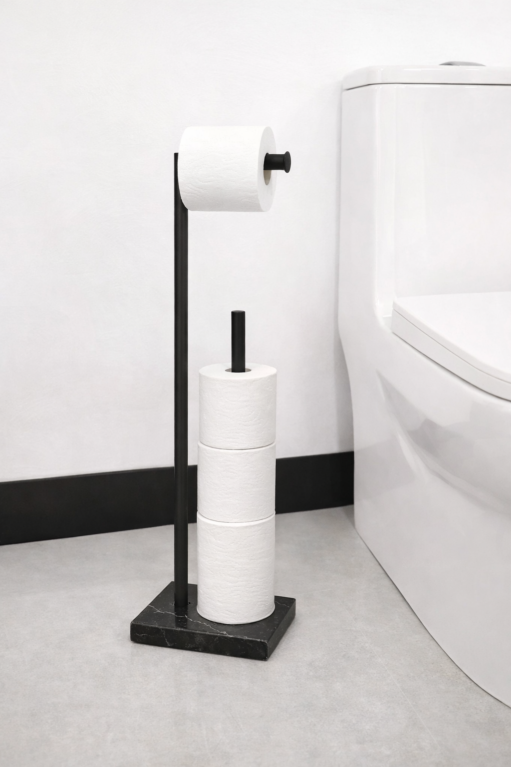 A Cleaner Bathroom Routine Starts Here: The Smart Role of a Freestanding Toilet Paper Holder
