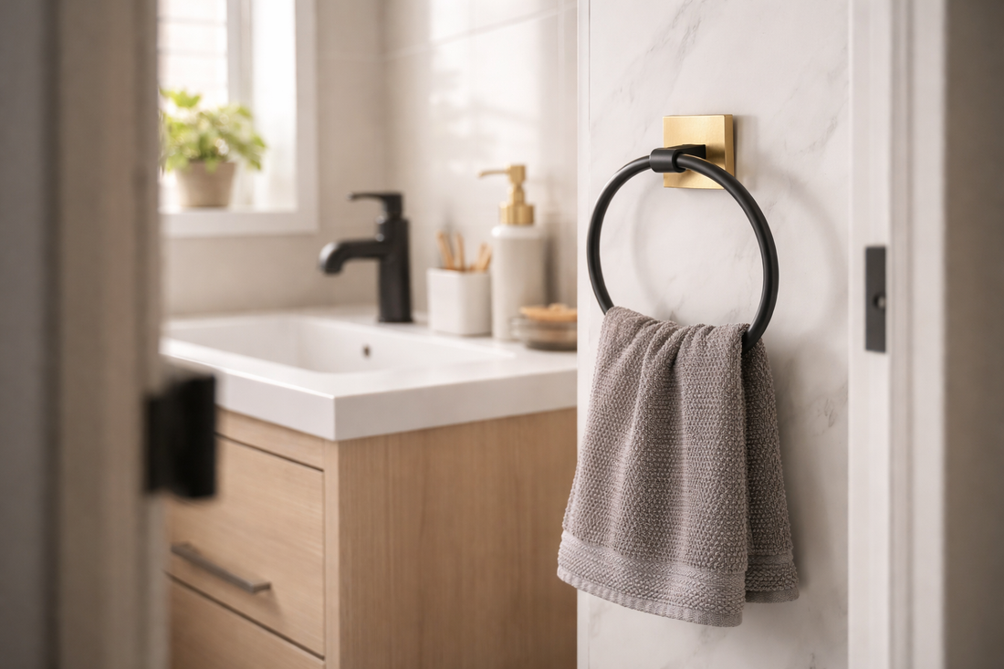 A Simple Upgrade That Makes Small Bathrooms Feel More Organized