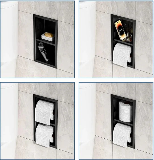 A Clean Bathroom Wall Solution: Why Recessed Toilet Paper Storage Is Becoming a Modern Bathroom Essential