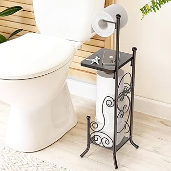 A Simple Bathroom Upgrade: Why Freestanding Toilet Paper Holders with Shelves Are Quietly Transforming Small Bathrooms