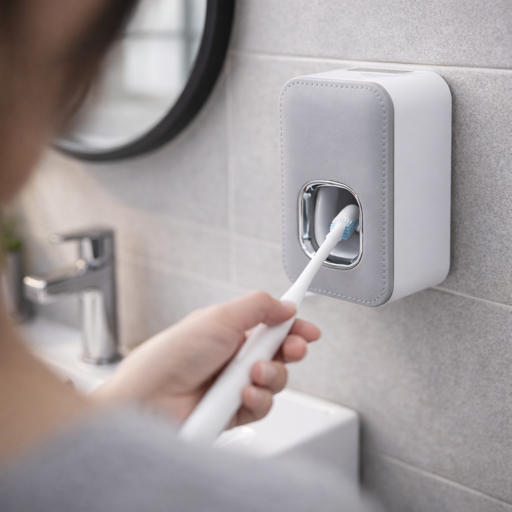 A More Controlled Morning Routine: Simplifying Toothpaste Use Without the Mess