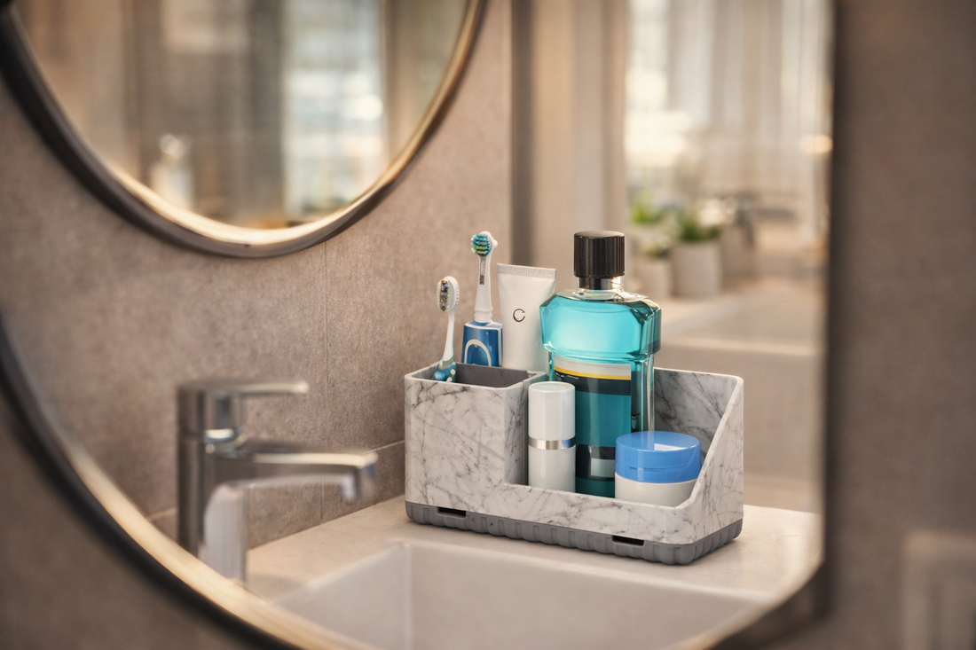 A Cleaner Countertop Without Compromise: Marble Texture Meets Daily Function