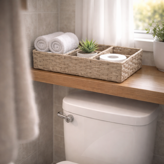 Small Bathroom Storage That Feels Intentional: Using Wicker Baskets to Create Calm, Organized Spaces