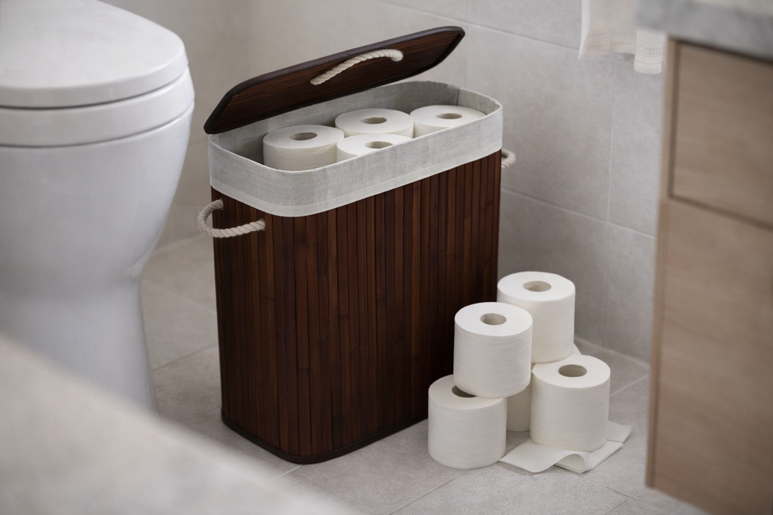 A Cleaner Look Without Renovation: Rethinking Toilet Paper Storage in Modern Bathrooms