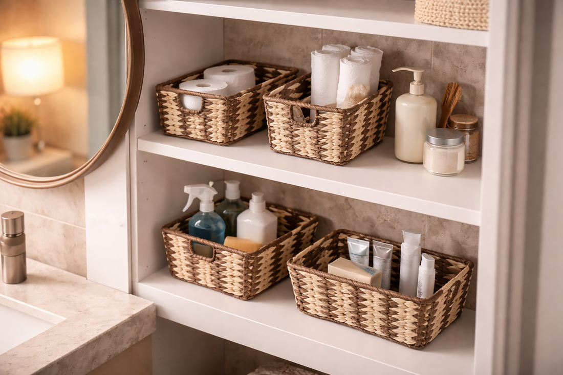 Small Baskets, Smarter Flow: Rethinking Bathroom Organization One Zone at a Time