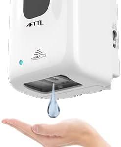 AETTL Soap Dispenser,Touchless Automatic Foaming Hand Sanitizer Dispenser Wall Mount, 40oz Motion Sensor Foam Liquid Refill Bottle Sanitizer Dispensing for Bathroom Kitchen Home - ModernBath