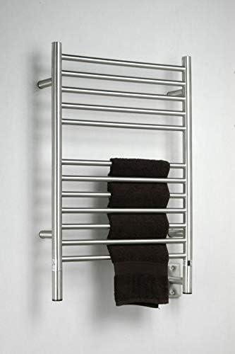 Amba Jeeves ESB Model E-Straight 12-Bar Hardwired Towel Warmer Brushed - ModernBath