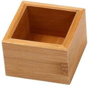 YBM Home Bamboo Drawer Organizer Storage Box for Kitchen Drawer, Junk Drawer, Office, Bedroom, Children Room, Craft, Sewing, and Bathroom 3x3x2 inch - ModernBath