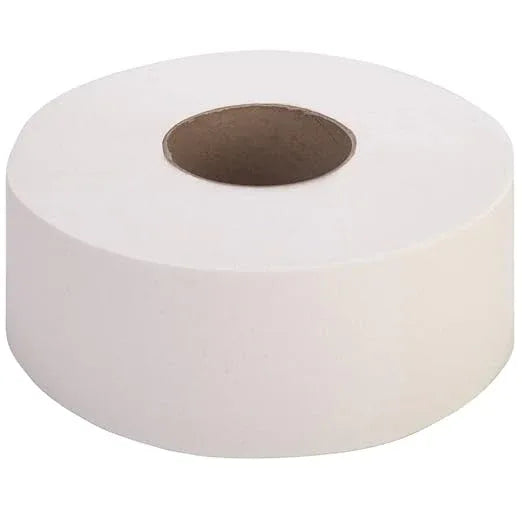 Genuine Joe Jumbo Roll Bath Tissue, 3.3" x 1000', 2-Ply, Natural, 12 Count - ModernBath