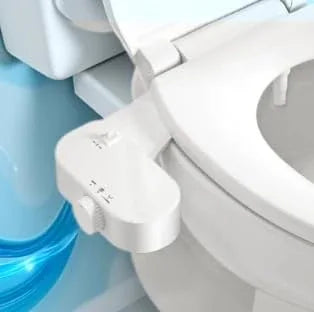 THAMEBA Bidet Attachment for Toilet Seat, Self-Cleaning Bidet Toilet Seat Attachment with Adjustable Bidet Angle (White) - ModernBath