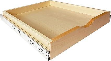Pull Out Drawers for Cabinet18"W x 22"D x 3"H Wood Slide Out Cabinet Organizer and Storage Cabinet Kitchen Drawers Slide Out Shelves Pull Out Shelves in Kitchen Pantry Bathroom with Soft Close - ModernBath