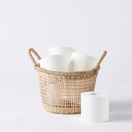 Bumboo Bamboo Toilet Roll 48 Pack | Toilet Paper 3 ply, 300 Sheets | Plastic-Free, Soft, Strong, Sustainable & Biodegradable Toilet Tissue - ModernBath
