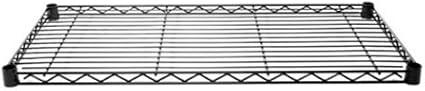 Shelving Inc. 8" d x 12" w x 34" h Black Wire Shelving with 3 Tier Shelves, Weight Capacity 300lbs Per Shelf - ModernBath