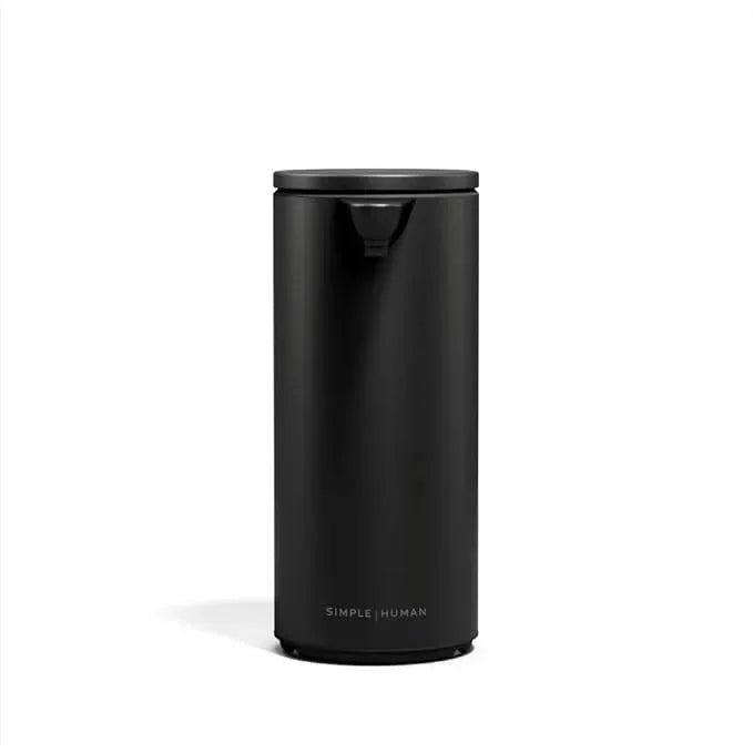 simplehuman 9 oz. Touch-Free Automatic Rechargeable Sensor Pump, Matte Black Stainless Steel, New - ModernBath