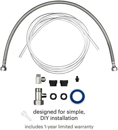 Brondell Fresh Spa Adjustable, Bidet Attachment FSA-25 for Toilet Seats with Adjustable Single Nozzle, Side Arm Control, Thin Profile, White (Dual Temperature) - ModernBath