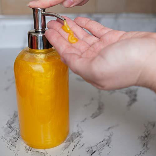 Bastion Antibacterial Hand Soap- Mango Scented Moisturizing Pearlized Liquid Hand Wash - 1/2 Gallon (64 oz.) Bulk Refill Jug. Mango Scented. Non-Toxic. Made In The USA - ModernBath