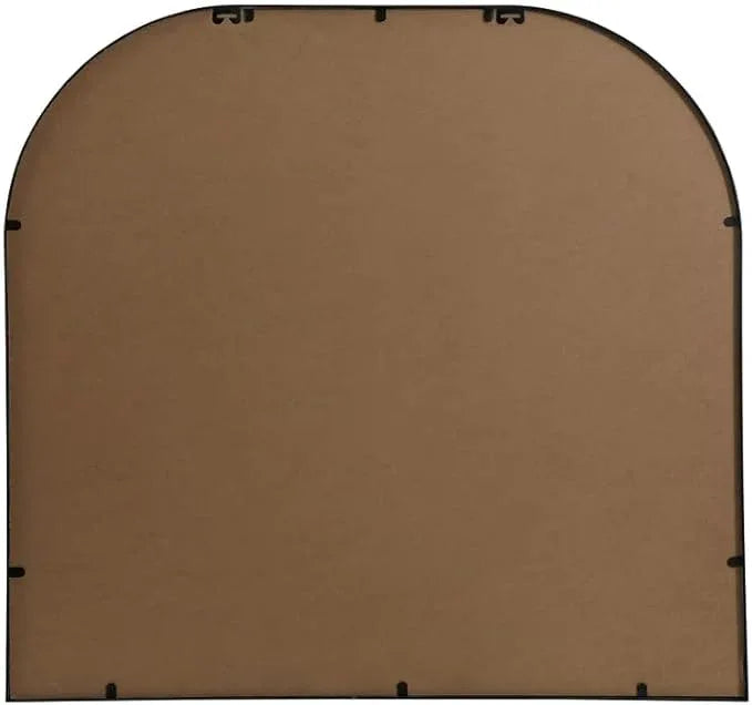 Illuminate, Metal Frame Arch Mirror 36X34 Inch in, Modern, Black - ModernBath