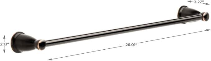 Franklin Brass Kinla 5-Piece Bathroom Set Oil-Rubbed Bronze 18', 24' Towel Bar Racks, Toilet Paper Holder, Ring, Hook KIN5PC-ORB - ModernBath