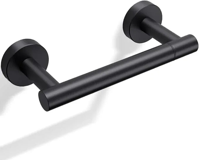 Day Moon™ Matte Black Toilet Paper Holder - Wall Mount Modern Roll Holder for Bathroom - ModernBath