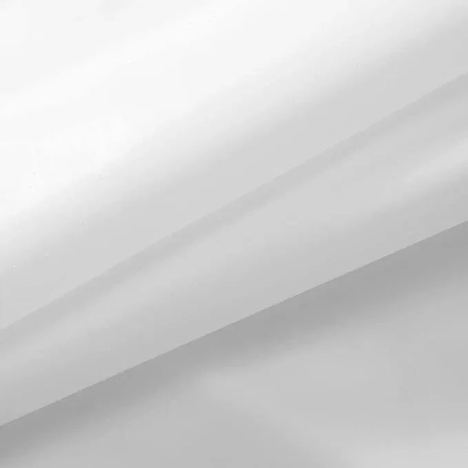 Barossa Design White Shower Curtain Liner - Premium PEVA, BPA & PVC Free, No Chemical Smell, Lightweight Shower Curtain with 3 Magnets, Metal Grommets - White, Standard Size - ModernBath
