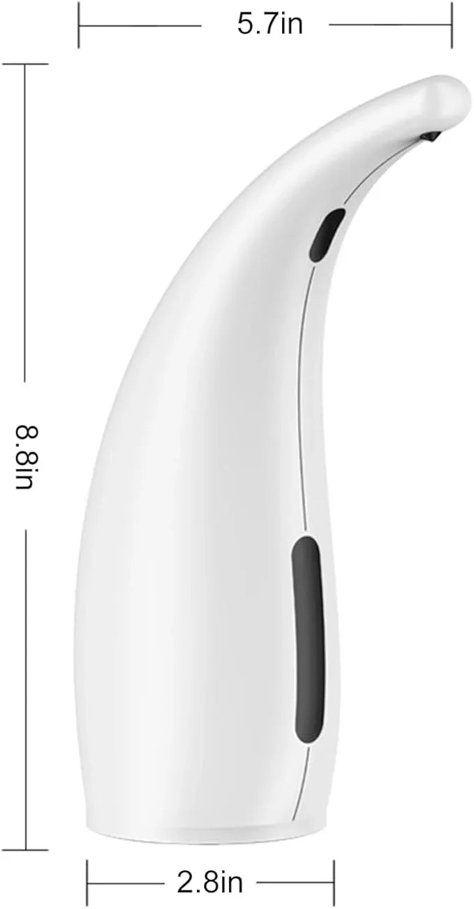 Automatic Soap Dispenser Touchless Modern Minimalist Magnetic Charging Infrared Inductio Kitchen and Bathroom Soap Pump 10oz/300ml White (White) - ModernBath