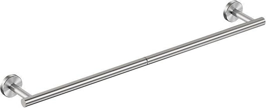 FORIOUS Towel Bar Wall Mounted, Stainless Steel Towel Racks for Bathroom 18 Inch, Includes Wall Mounting Hardware (Brushed Nickel, Total Length 20 Inch) - ModernBath