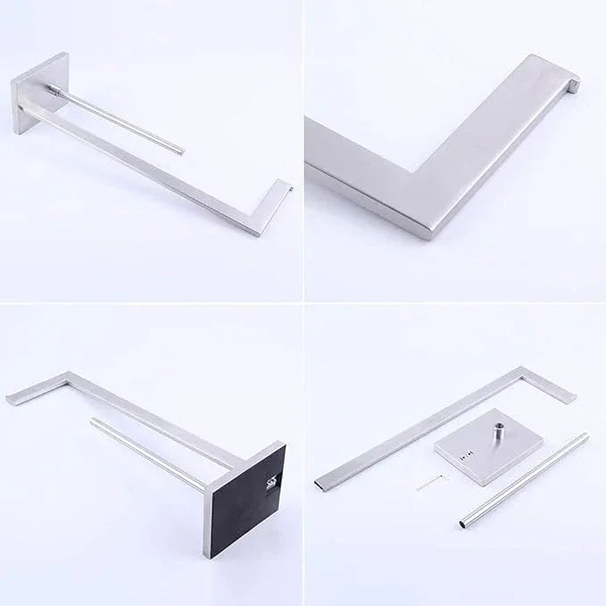 kimzcn Free Standing Toilet Paper Holder Stand with Reserve, Bathroom Tissue Dispenser Paper Roll Storage Holder Stand for Jumbo Roll, Stainless Steel Rustproof Brushed Finish - ModernBath