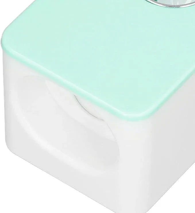 Automatic Toothpaste Dispenser Wall Mount Bathroom Accessories ABS with Super Glutinous Suction Pad for Kids Family(Green) - ModernBath