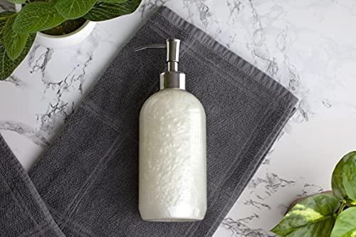 Antibacterial Finesilk White Pearlized Lotion Liquid Hand Soap: Bulk Refill Jug. PH Balanced Ultra-Strength. Made In USA (Finesilk, Gallon) - ModernBath
