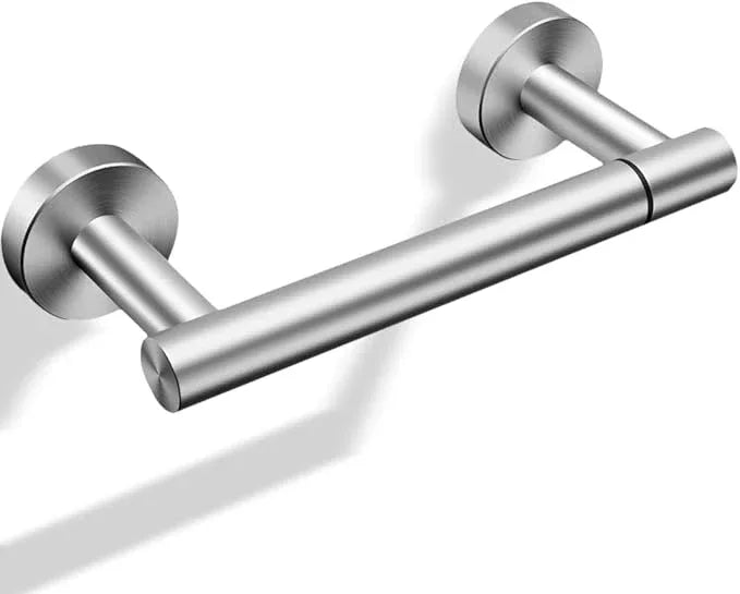 Day Moon™ Brushed Nickel Toilet Paper Holder - Wall Mount Modern Roll Holder for Bathroom - ModernBath