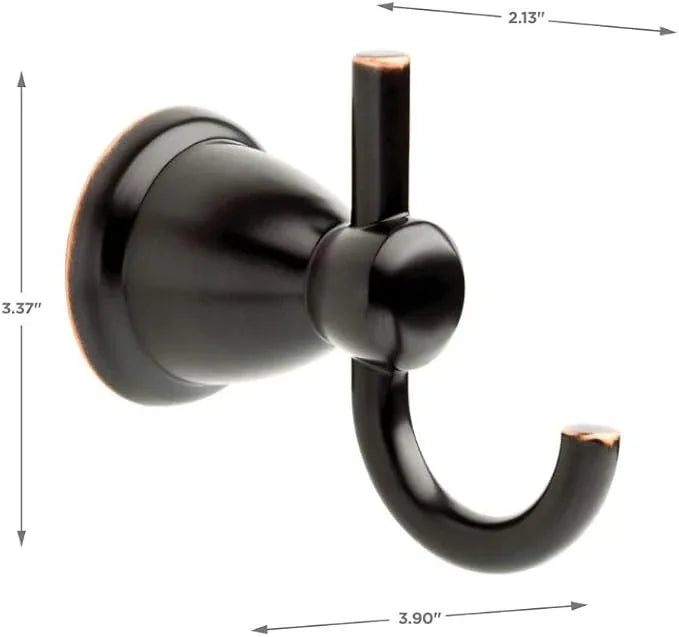 Franklin Brass Kinla 5-Piece Bathroom Set Oil-Rubbed Bronze 18', 24' Towel Bar Racks, Toilet Paper Holder, Ring, Hook KIN5PC-ORB - ModernBath