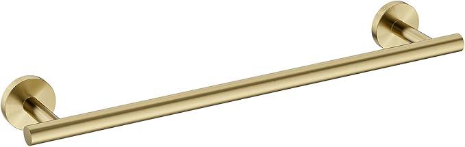 Brushed Gold Towel Bar 24 Inch (Total Length 26-Inch), Thicken Towel Rack for Bathroom Wall, SUS304 Stainless Steel Towel Rod, Modern Home Decor - ModernBath