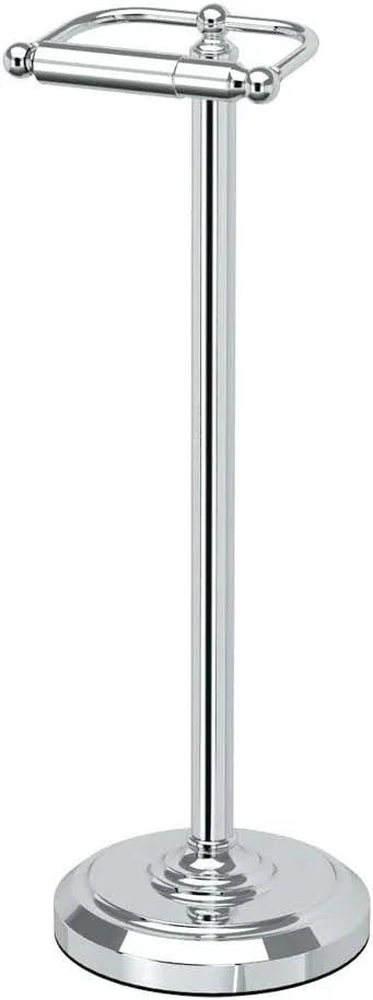 Gatco 1436C Pedestal Toilet Paper Holder, Chrome Large, 22" H - ModernBath