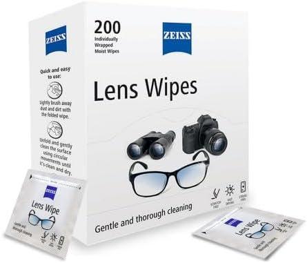 ZEISS Pre-Moistened Lens Cleaning Wipes, 200 Count - ModernBath