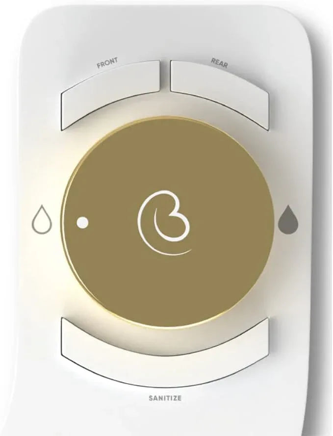 Boss Bidet Revolution Plus (Warm Water). Bidet Attachment for toilet. Luxury design, Bidet sprayer for toilet, non electric, dual nozzle, feminine wash, self cleaning. Jerusalem Gold. - ModernBath