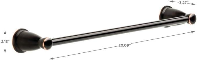 Franklin Brass Kinla 5-Piece Bathroom Set Oil-Rubbed Bronze 18', 24' Towel Bar Racks, Toilet Paper Holder, Ring, Hook KIN5PC-ORB - ModernBath