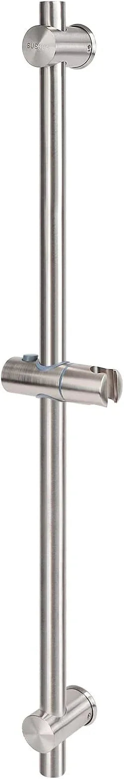 NearMoon Slide Bar with Height/Angle Adjustable Handheld Shower Holder, Bathroom SUS 304 Stainless Steel Head Holder for Bath (Screw Mounted, Brushed Nickel) - ModernBath