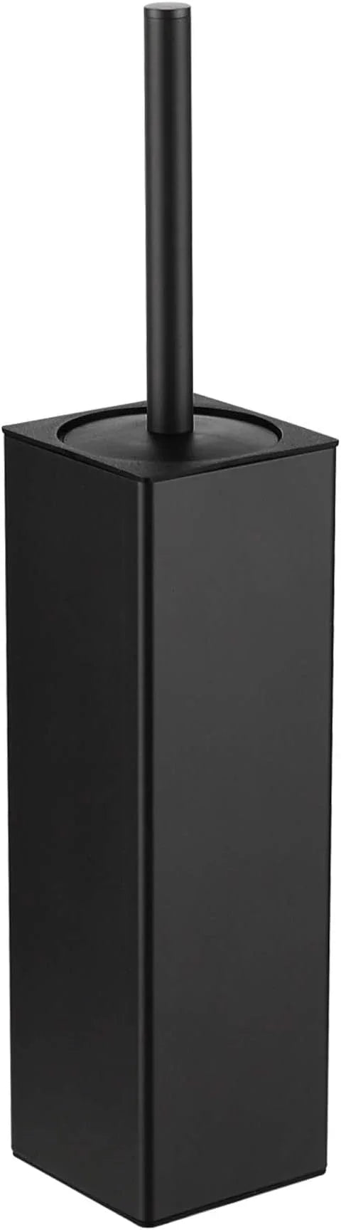 BGL Toilet Brush and Holder Set, Matte Black Freestanding for Bathroom Storage and Organization, Square Design Sturdy and Space Saving - ModernBath