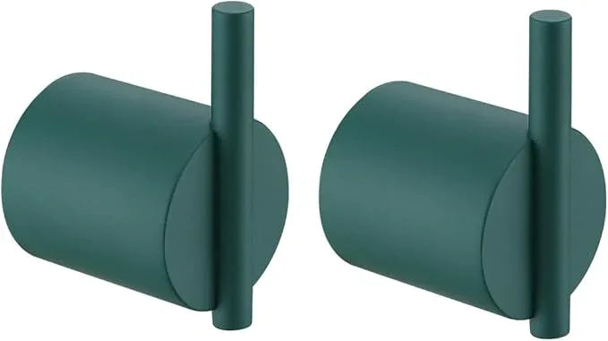 RANDOM Dark Green Towel Hooks for Bathrooms Round Shower Hooks SUS304 Stainless Steel Wall Mount Coat Hooks.96068-8DKG - ModernBath