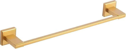 GERZWY 18-Inch Gold Towel Rack, Single Towel Bars for Bathroom, Wall Mounted Stainless Steel Hand Towel Holder JG1901A45-BE - ModernBath