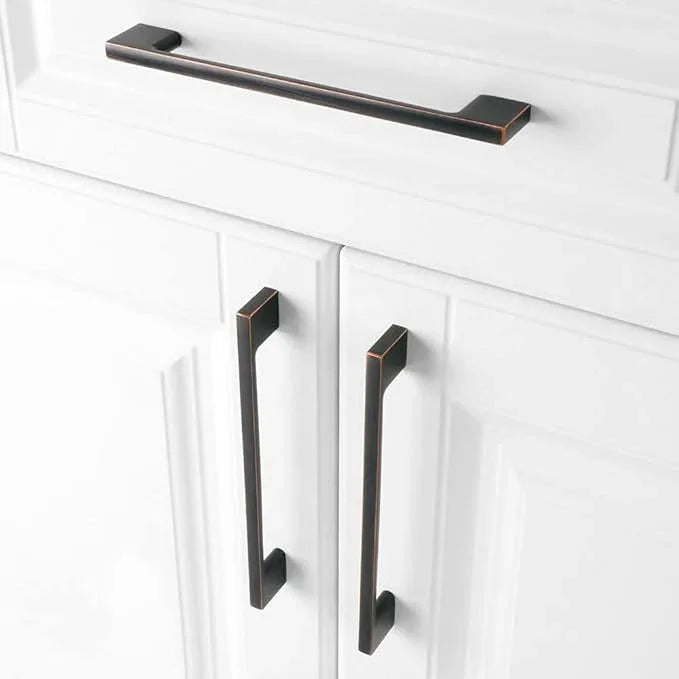KOOFIZO 10 Pack 6-1/4 Inch Oil Rubbed Bronze Kitchen Cabinet Pulls Rubbed Bronze Cabinet Handles Bronze Cabinet Hardware for Kitchen Cabinets Drawer P01 Dresser Cupboard Bedroom Bathroom - ModernBath