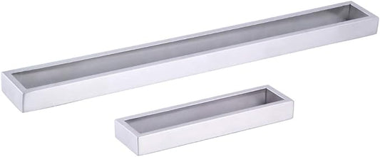 GERZWY Bathroom Hardware Set 2 Piece Towel Ring and Towel Bar SUS 304 Stainless Steel Wall Mounted Brushed Finish HG17701-2LS