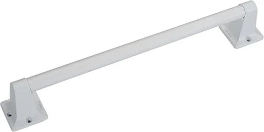 Joyrain Stainless Steel Bathroom Grab Bar for Elderly - Safety Rail & Towel Rack Dual Function, 9/16/24 Inch Anti-Slip Handle for Shower/Toilet/Tub (White, 16 inch) - ModernBath