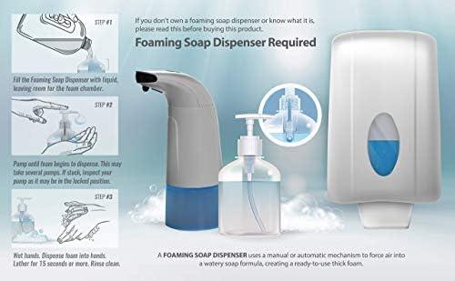 Bastion Pink Grapefruit Antibacterial Foaming Hand Soap Refill – Case of 4 Gallons (512 oz) – Bulk Moisturizing Hand Wash for Home, Office, Restaurants & Commercial Use – pH-Balanced, Gentle on Skin - ModernBath