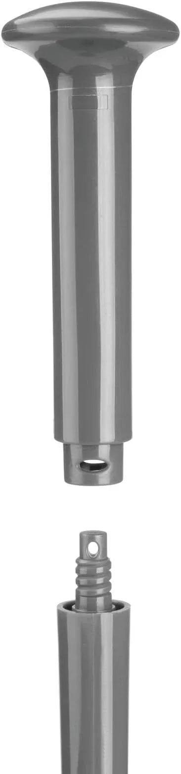 mDesign Hidden Plunger and Brush Set for Toilet Bowl - Combo with Holder Caddy - Modern Toilet Brush and Plunger Set - Aura Collection - Charcoal Gray - ModernBath