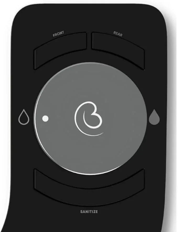 Boss Bidet Revolution Plus (Warm Water). Bidet Attachment for toilet. Luxury design, Bidet sprayer for toilet, non electric, dual nozzle, feminine wash, self cleaning. Black Tokyo Platinum. - ModernBath